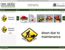 Tablet Screenshot of elmridgefloristandgardencentre.com
